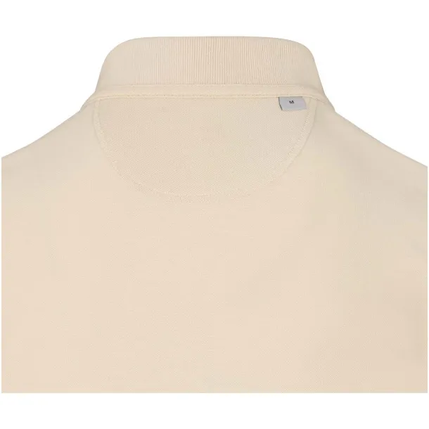 Oakville long sleeve men's polo - Elevate Life Sandstone