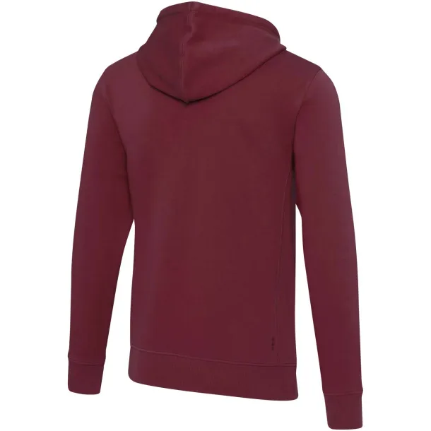 Arora hooded full zip sweater - Elevate Life Deep Burgundy