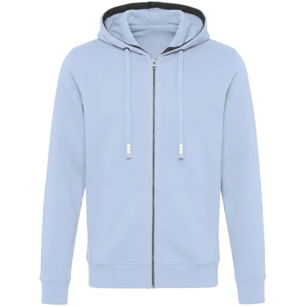 Arora hooded full zip sweater - Elevate Life Mist Blue