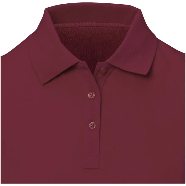 Calgary ženska polo majica kratkih rukava, 200 g/m2 - Elevate Life Deep Burgundy