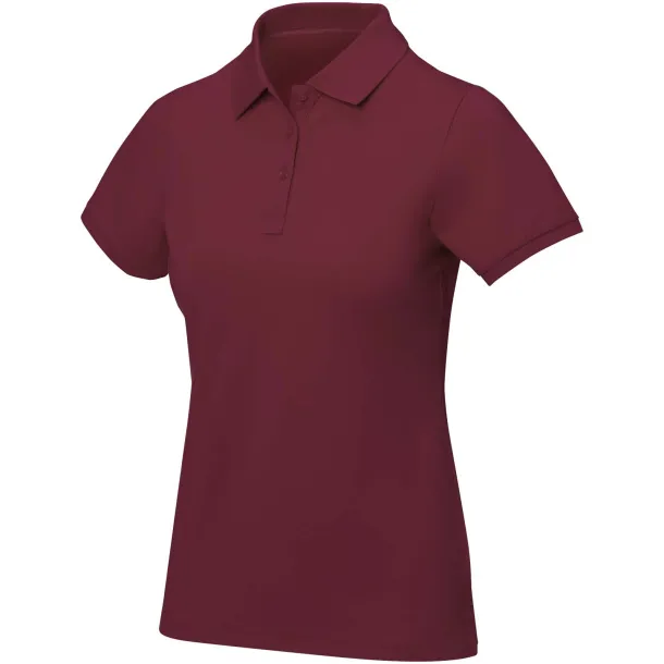 Calgary ženska polo majica kratkih rukava, 200 g/m2 - Elevate Life Deep Burgundy