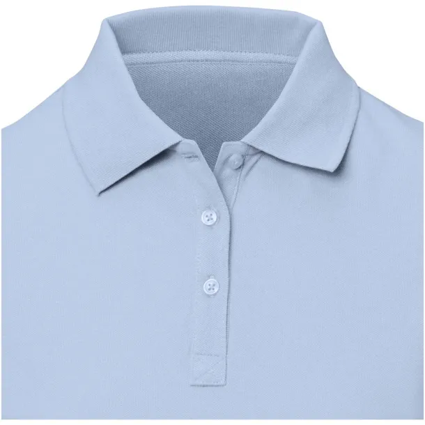 Calgary short sleeve women's polo - Elevate Life Mist Blue