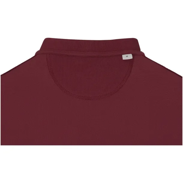 Calgary short sleeve men's polo - Elevate Life Deep Burgundy