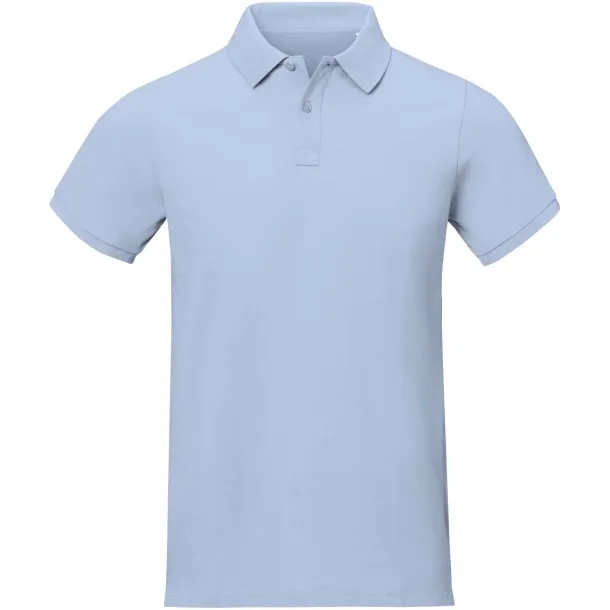 Calgary short sleeve men's polo - Elevate Life Mist Blue