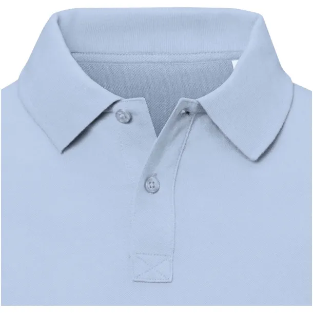 Calgary short sleeve men's polo - Elevate Life Mist Blue