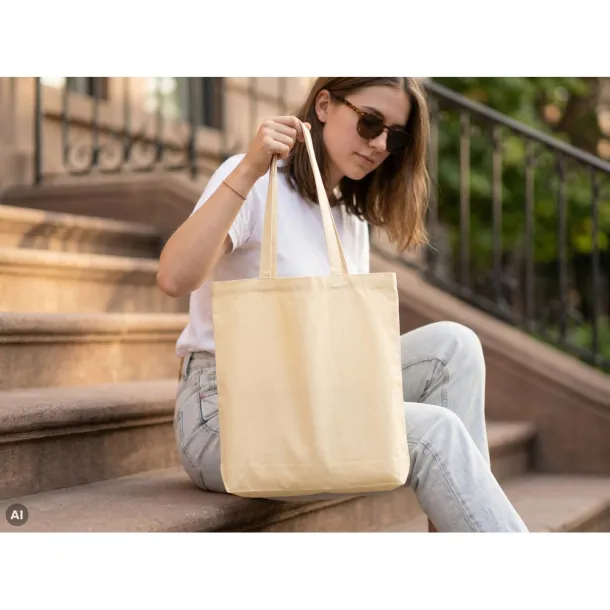  Pamučna torba za kupovinu, 240 g/m2 beige