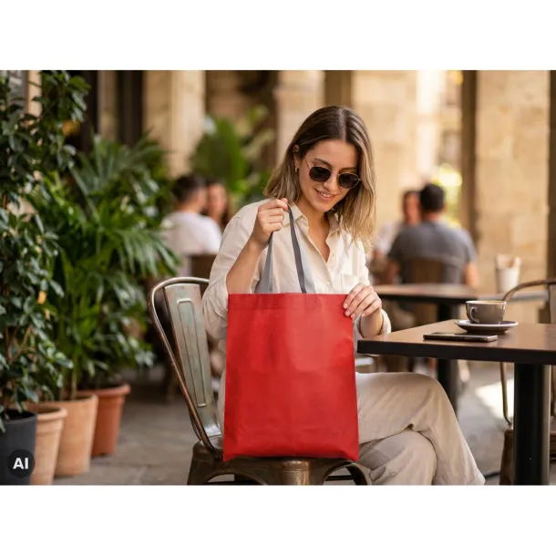  Torba za kupovinu - 70 g/m² Crvena