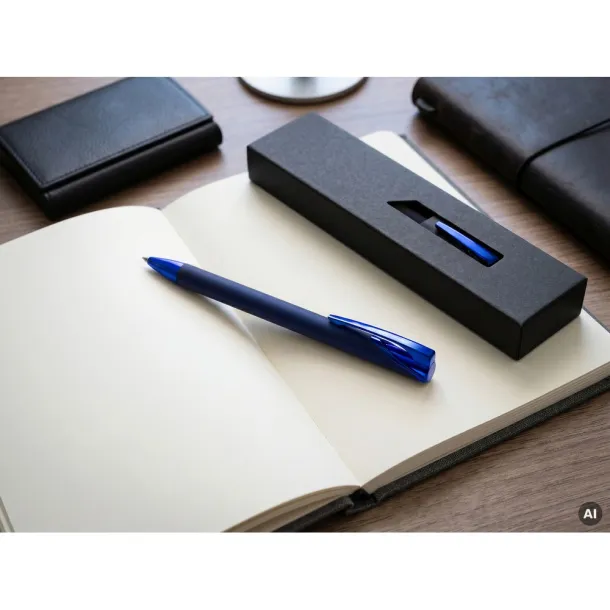 Joziah Ball pen in case navy blue