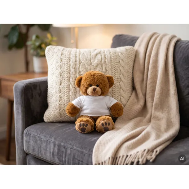 Denis Plush teddy bear brown