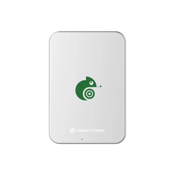  Urban Vitamin Richmond RCS plastic/alu 5000mah powerbank - Urban Vitamin Silver