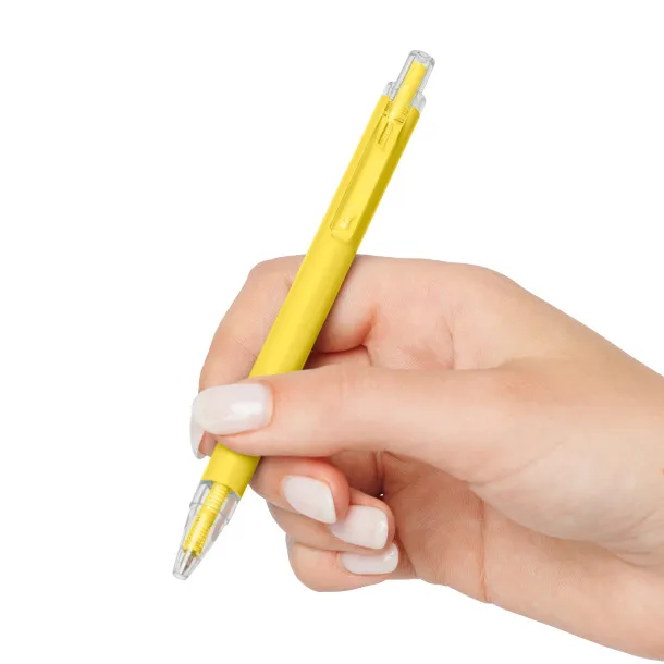  Ballpen Corvin | Recycled | Push Žuta