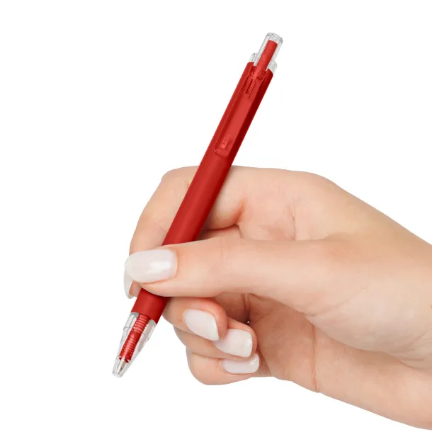  Ballpen Corvin | Recycled | Push Crvena