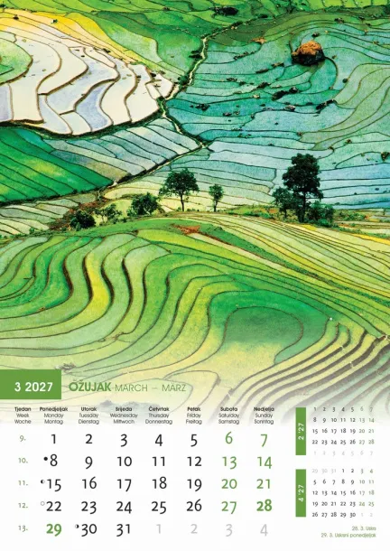  "IGRE BOJA" color calendar Color