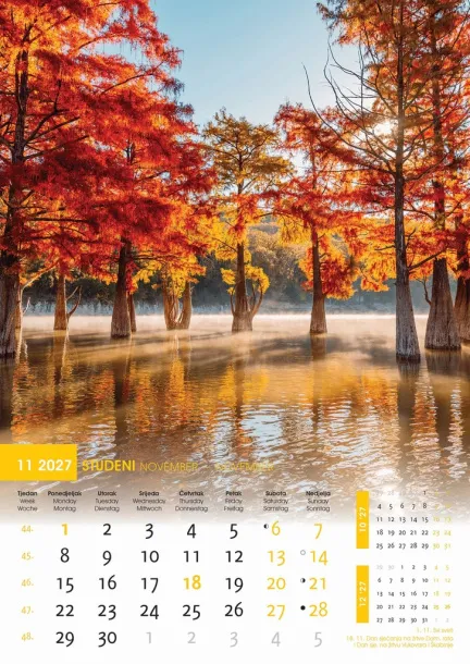  "IGRE BOJA" color calendar Color