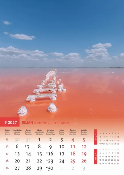  "IGRE BOJA" color calendar Color