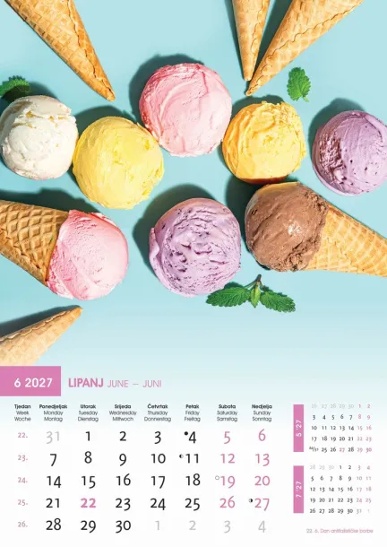  "IGRE BOJA" color calendar Color
