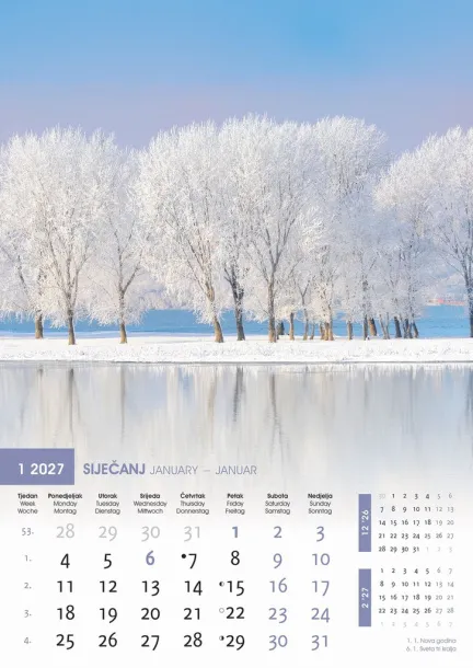  "IGRE BOJA" color calendar Color