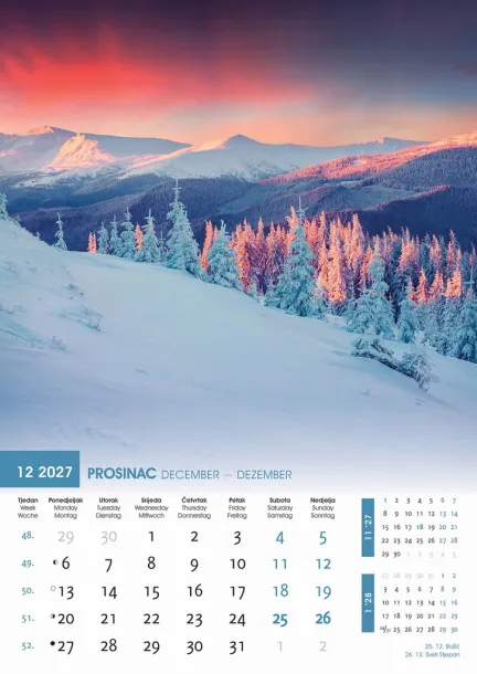  "IGRE BOJA" color calendar Color