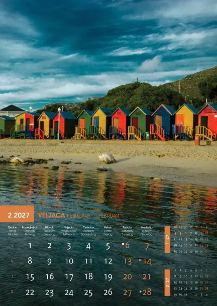  "IGRE BOJA" color calendar Color