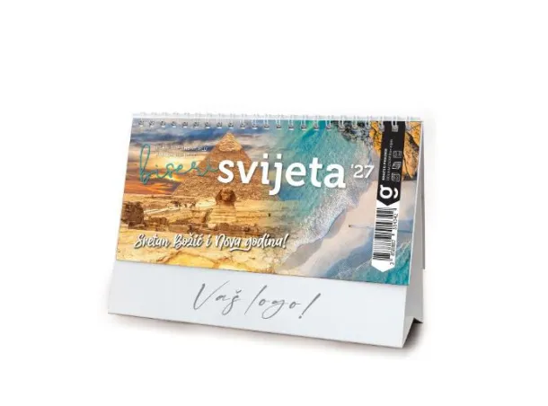  "BISERI SVIJETA" 13 list., dim: 20,5x14,5 cm, stolni kalendar, koverta, P/50 Color