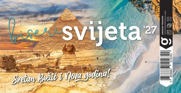  "BISERI SVIJETA" 13 list., dim: 20,5x14,5 cm, stolni kalendar, koverta, P/50 Color