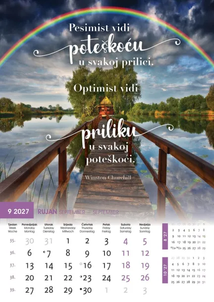  "MOTIVACIJSKI KALENDAR" color kalendar Color