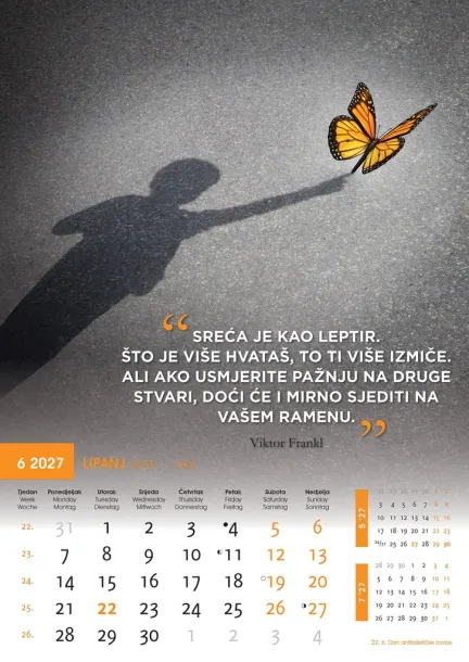  "MOTIVACIJSKI KALENDAR" color kalendar Color