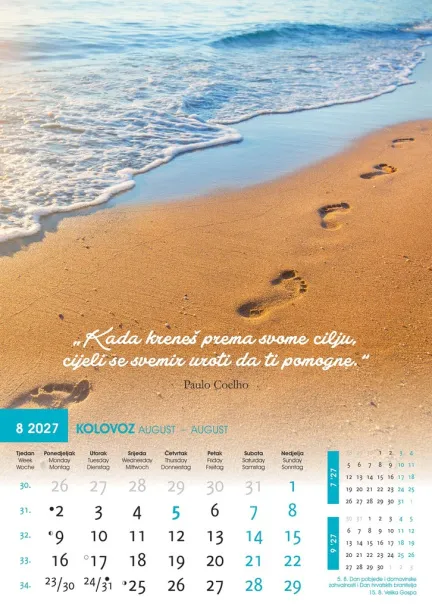  "MOTIVACIJSKI KALENDAR" color kalendar Color