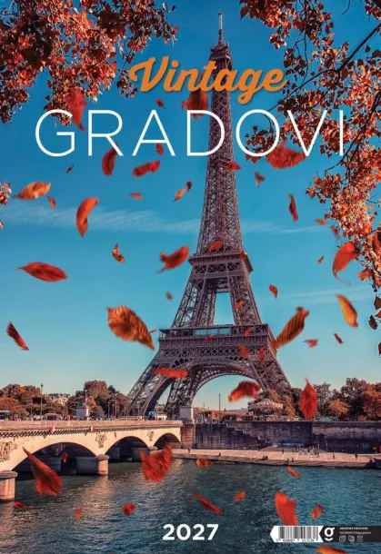  "VINTAGE GRADOVI" color kalendar Color