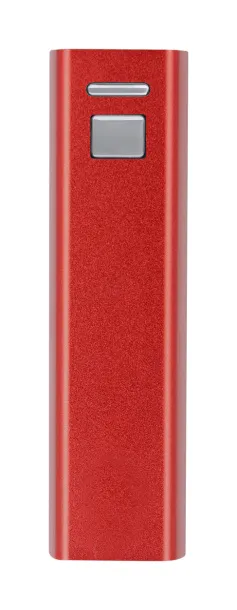 RaluBase prijenosna baterija, 2 600 mAh Crvena