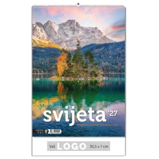  "VRHOVI SVIJETA" color kalendar Color