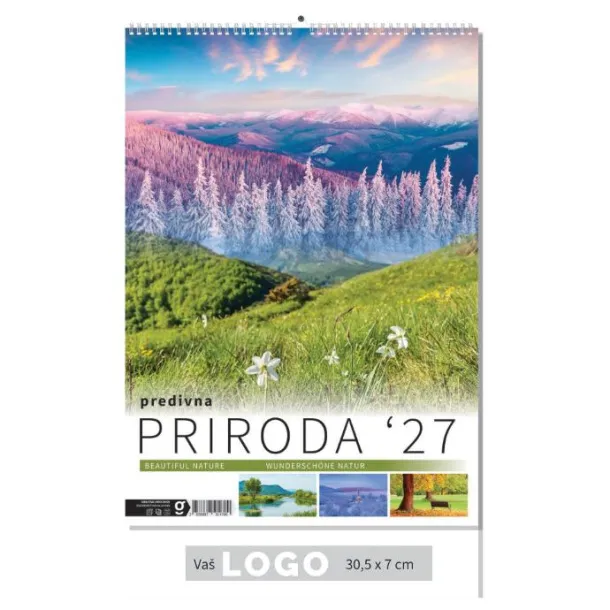  "PRIRODA" color kalendar Color