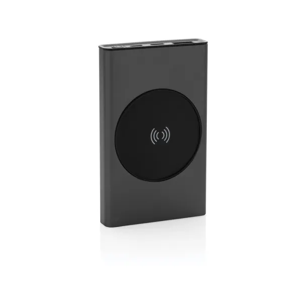  Terra RCS recycled aluminum 5000 mAh powerbank 5W wireless - XD Xclusive Grey 