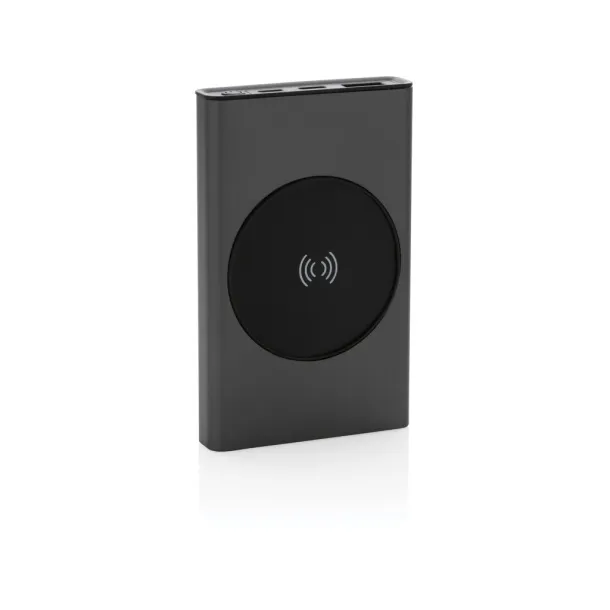  Terra RCS recycled aluminum 5000 mAh powerbank 5W wireless - XD Xclusive Grey 