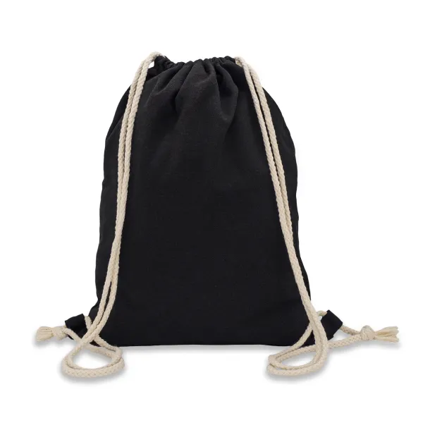 PRESTON cotton backpack grey Black