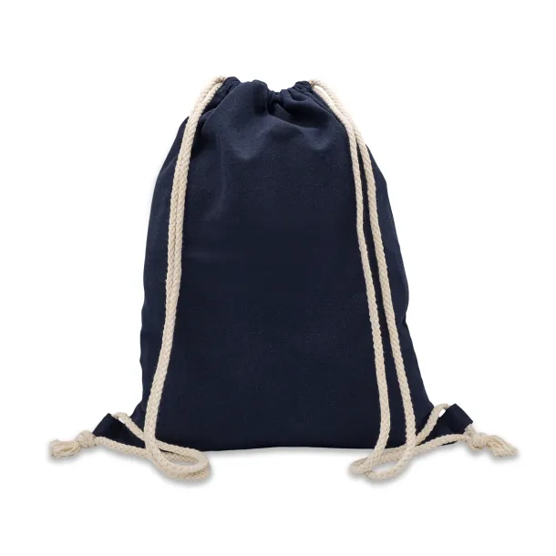 PRESTON cotton backpack grey Dark Blue