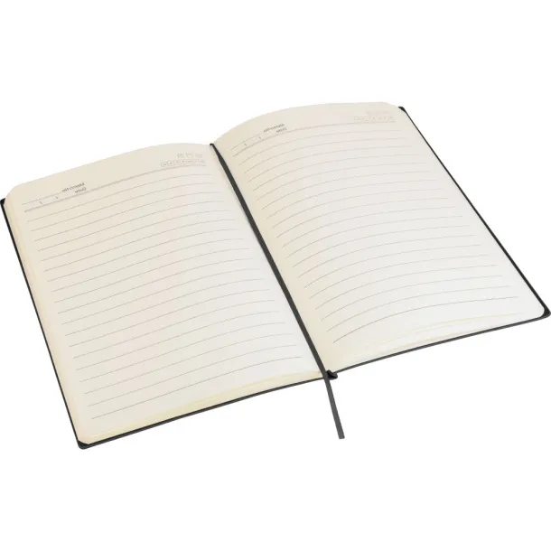  Notes s prošivom, cca A5 Crna