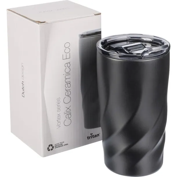  Travel mug BrandCharger Vortex Calix Ceramica Crna