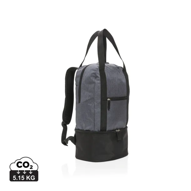  3-in-1 cooler backpack & tote - XD Collection Grey Black