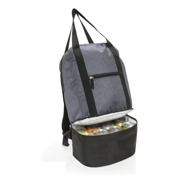  3-in-1 cooler backpack & tote - XD Collection Grey Black