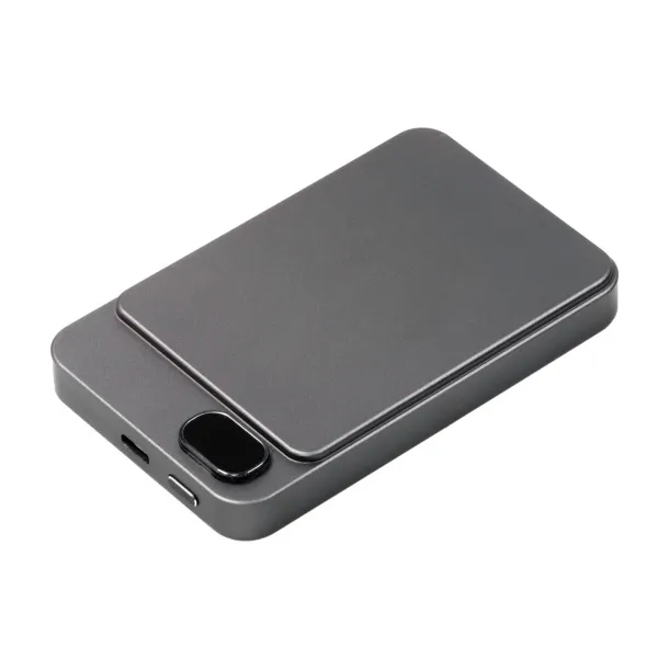  BrandCharger Powerwave 5000 wireless powerbank - BrandCharger gun metal