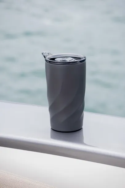 BrandCharger Vortex Calix Ceramica putna šalica, 400 ml - BrandCharger gun metal