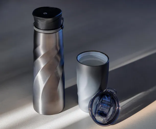 BrandCharger Vortex Calix Ceramica putna šalica, 400 ml - BrandCharger gun metal