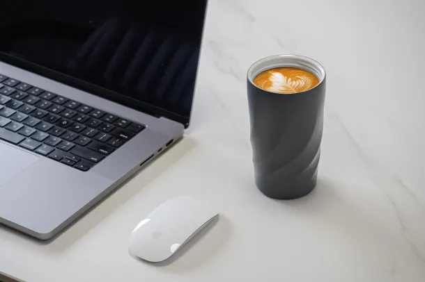 BrandCharger Vortex Calix Ceramica putna šalica, 400 ml - BrandCharger gun metal