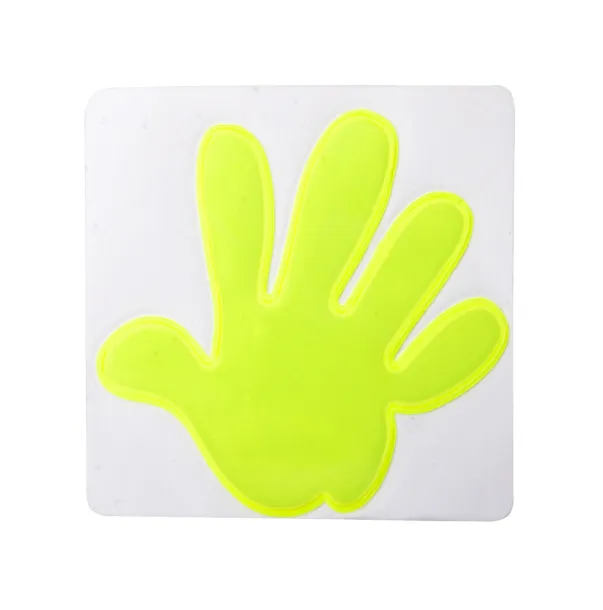 Astana reflective sticker, hand Yellow