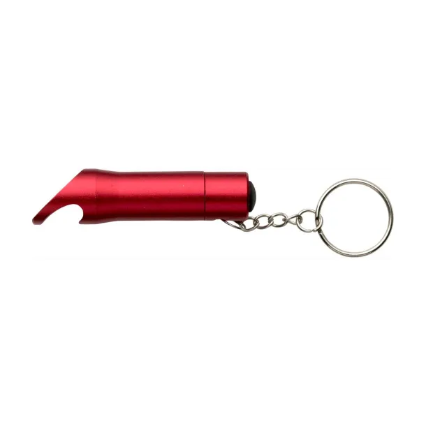 CARLA Aluminium 2-in-1 key holder Crvena