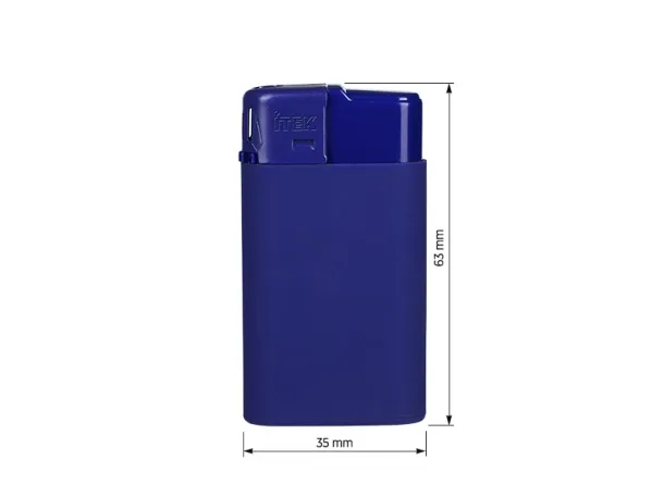 LUSS SOFT electronic plastic lighter - ITEK Blue