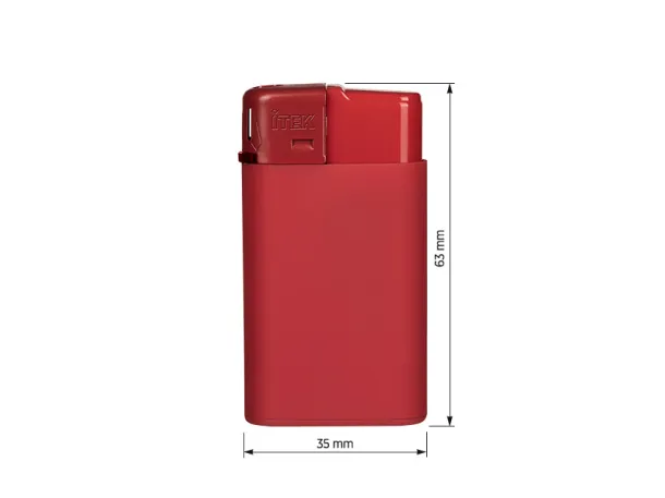 LUSS SOFT electronic plastic lighter - ITEK Red