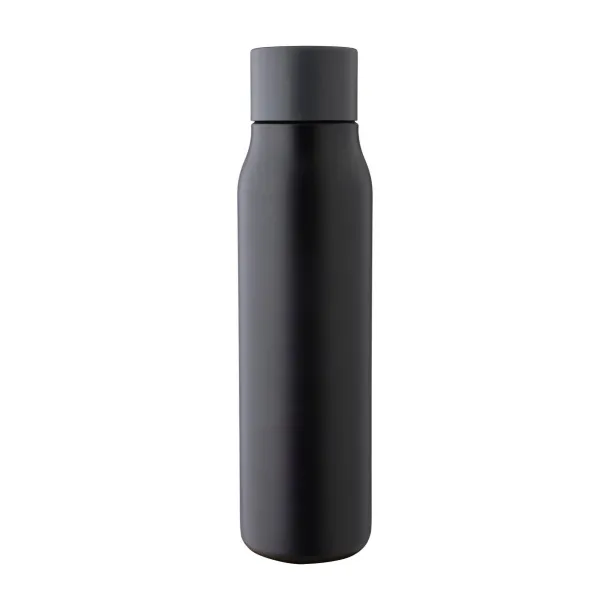 Cassian boca s dvostrukim stijenkama od recikliranog nehrđajućeg čelika, 600 ml Crna