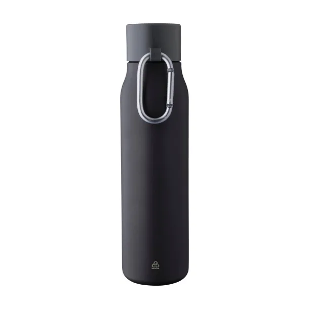 Cassian boca s dvostrukim stijenkama od recikliranog nehrđajućeg čelika, 600 ml Crna